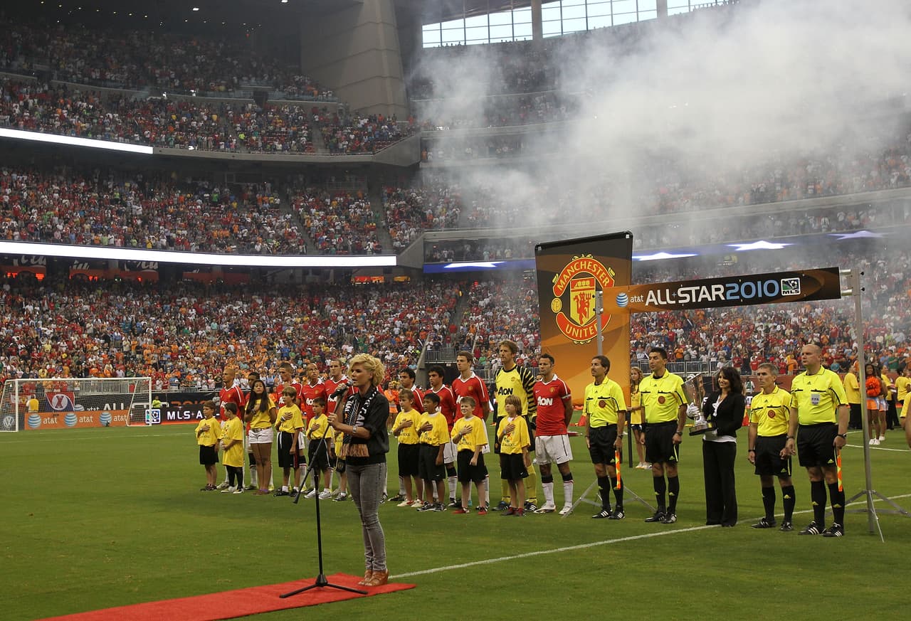 El legendario Manchester United de Sir Alex Ferguson jugó el Partido de las Estrellas de la MLS 2010 en el Reliant Stadium de Houston.