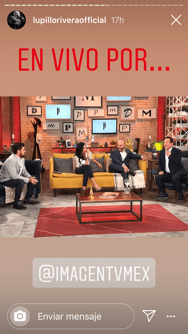 Cinco días después se supo quién fue el remitente: Lupillo Rivera. El propio intérprete lo confirmó durante una 
<b><a href="https://twitter.com/deprimeramano/status/1222723722294984711" target="_blank">visita que hizo al foro</a></b> de ese show. Aunque al principio bromeó preguntando entre risas "¿sí fui yo?", Noguera lo descubrió ante la audiencia: "Sí, fue usted".
<br>