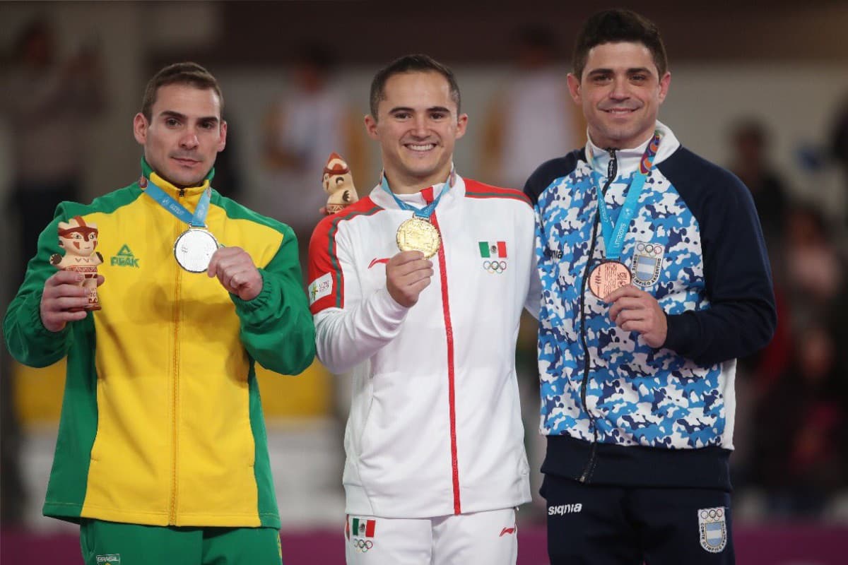 Fabián de Luna vence a campeón olímpico y gana oro en anillos