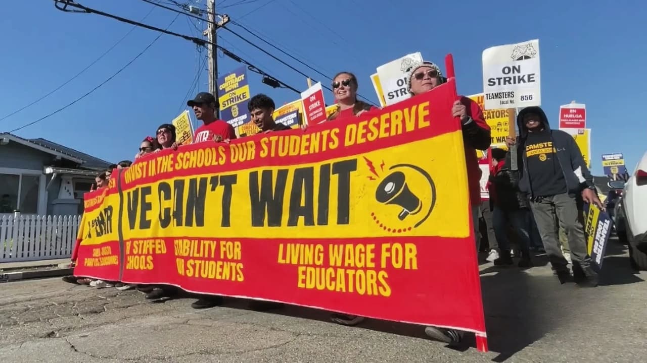 “No nos han dado el respeto que merecemos”: continúa huelga de maestros en Richmond