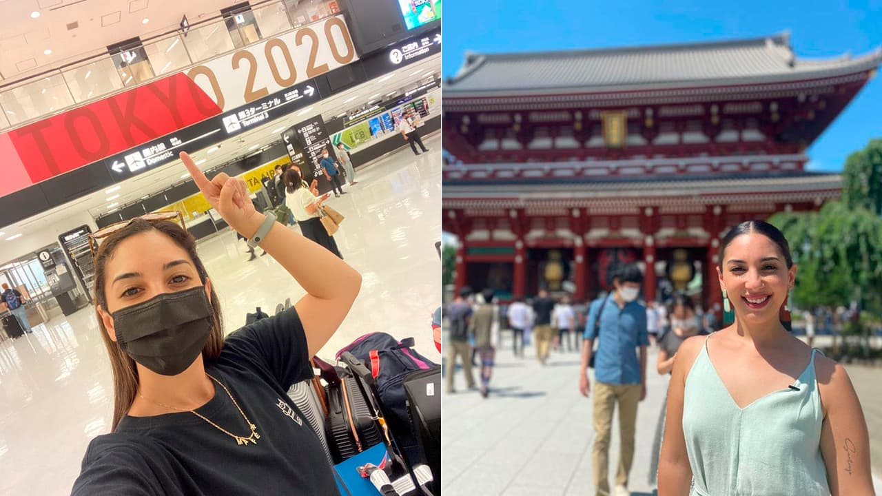 📸 Le hermosa Mafer Alonso conquista Tokio en la cobertura de los Juegos Olímpicos