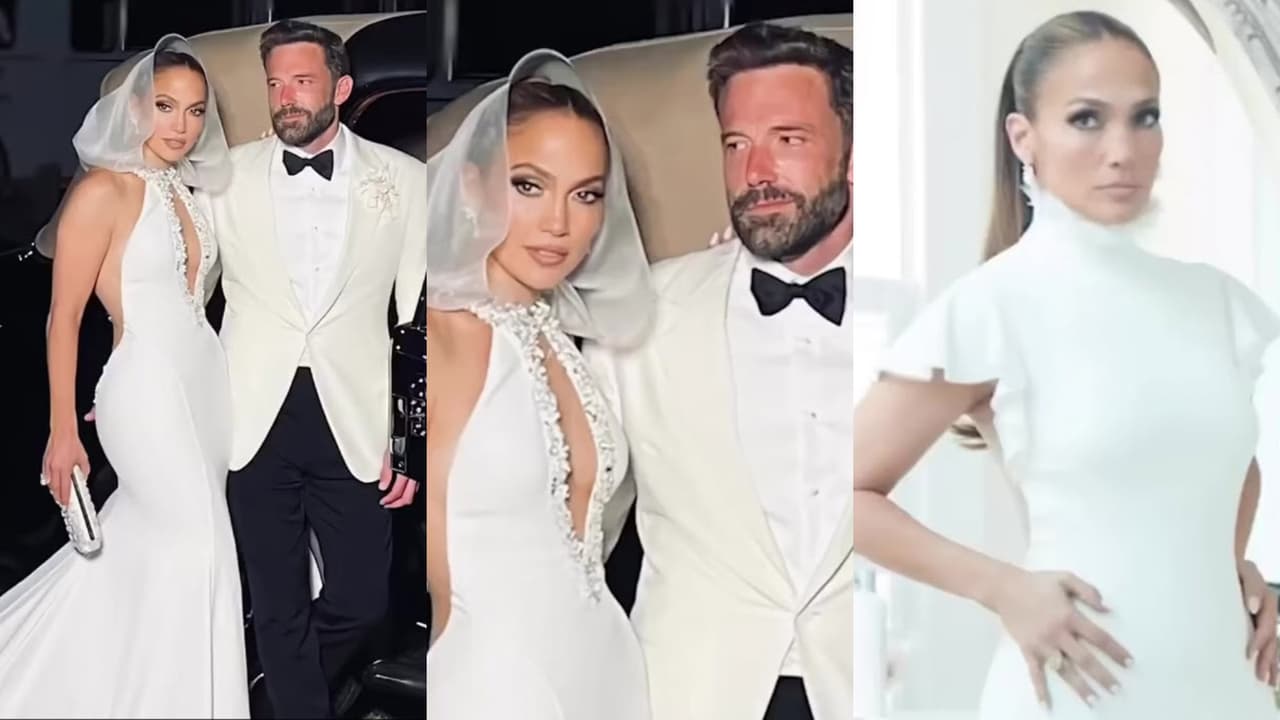 Estas son las fotos inéditas de la boda de JLo y Ben Affleck.