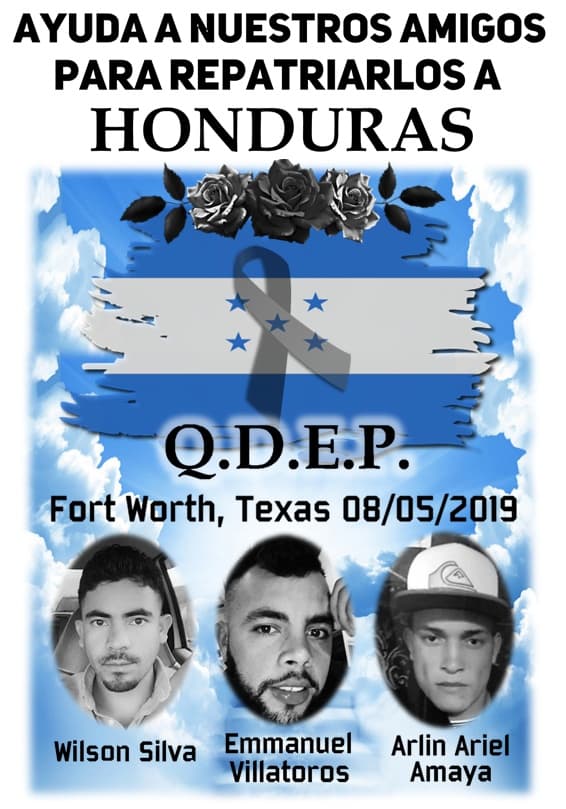 El Departamento de Policía de Fort Worth confirmó la identidad de por lo menos dos de los hombres.