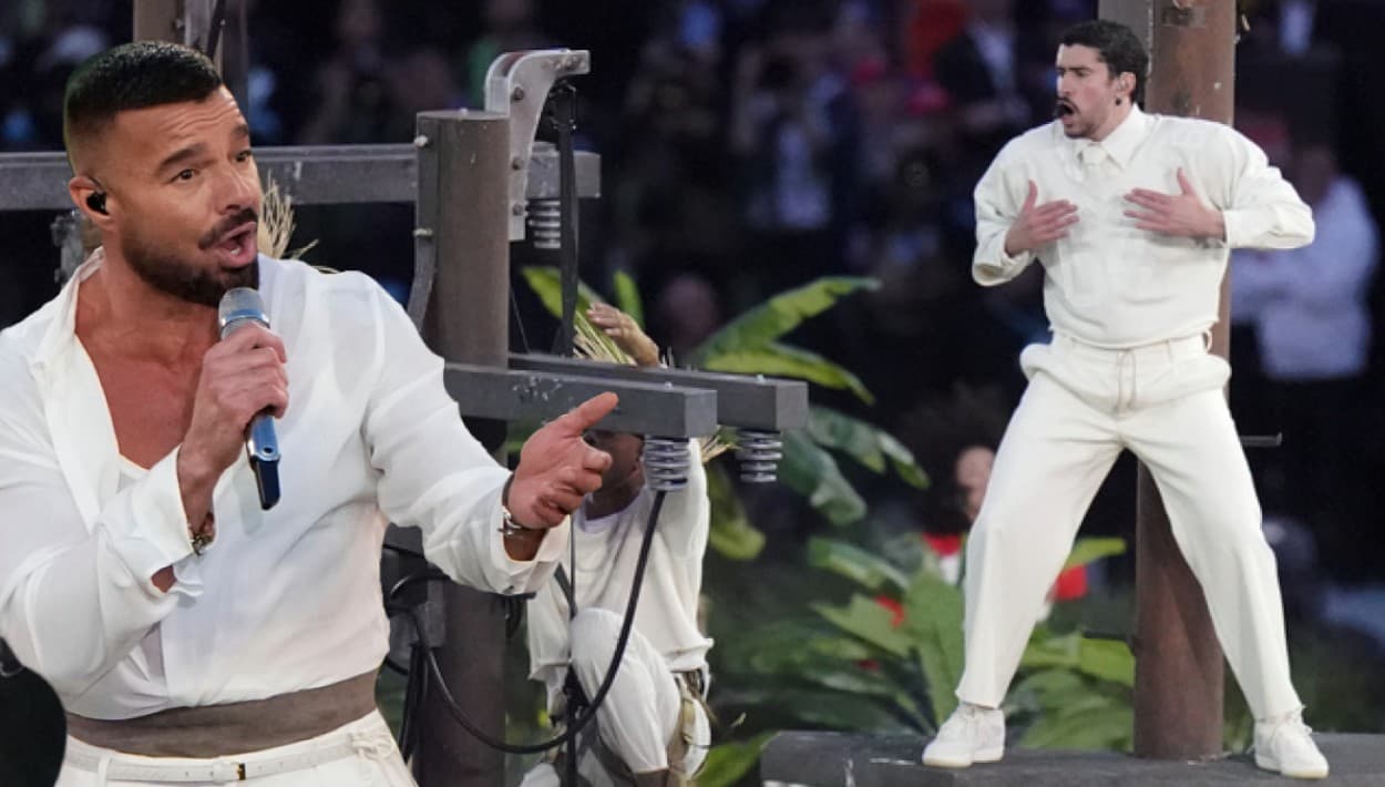 <b>Ricky Martin</b> y 
<b>Benito Antonio Martínez Ocasio</b>, 
<b><a href="https://www.univision.com/noticias/estados-unidos/como-bad-bunny-en-el-super-bowl-2026-impulsa-el-aprendizaje-de-espanol" target="_blank">Bad Bunny</a></b>, son dos íconos de la industria musical, dos artistas que, además, con su talento 
<b>han dado a conocer a Puerto Rico a través del mundo</b>, en 
<b>distintos escenarios históricos</b>.
<br>El domingo 8 de febrero, ambos 
<b>puertorriqueños</b> dieron lo mejor de sí, 
<b><a href="https://www.univision.com/famosos/bad-bunny-super-bowl-2026-ricky-martin-lady-gaga-fiesta-latina" target="_blank">ante millones de espectadores, en el Super Bowl 2026</a></b>.
<br>Y 
<b>desde el Levi's Stadium, en Santa Clara, California</b>, aprovecharon para exponer la situación que se vive en la isla, con el servicio de energía eléctrica en manos de 
<b>LUMA Energy</b> y con la 
<b>enmigración constante</b>, ante la falta de oportunidades y de recursos.