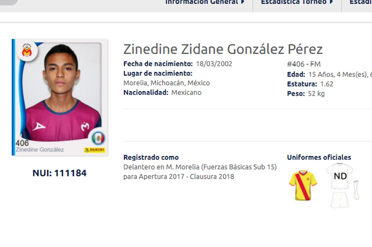 Así se llama el joven goleador.