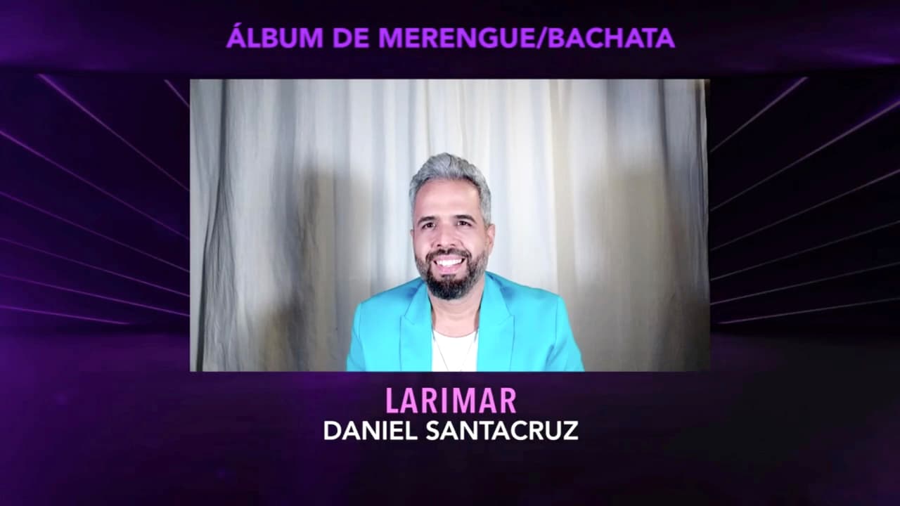 En la categoría de Mejor Álbum de Merengue y/o Bachata ocurrió un empate con ‘Larimar’, de Daniel Santacruz. 
<br>
