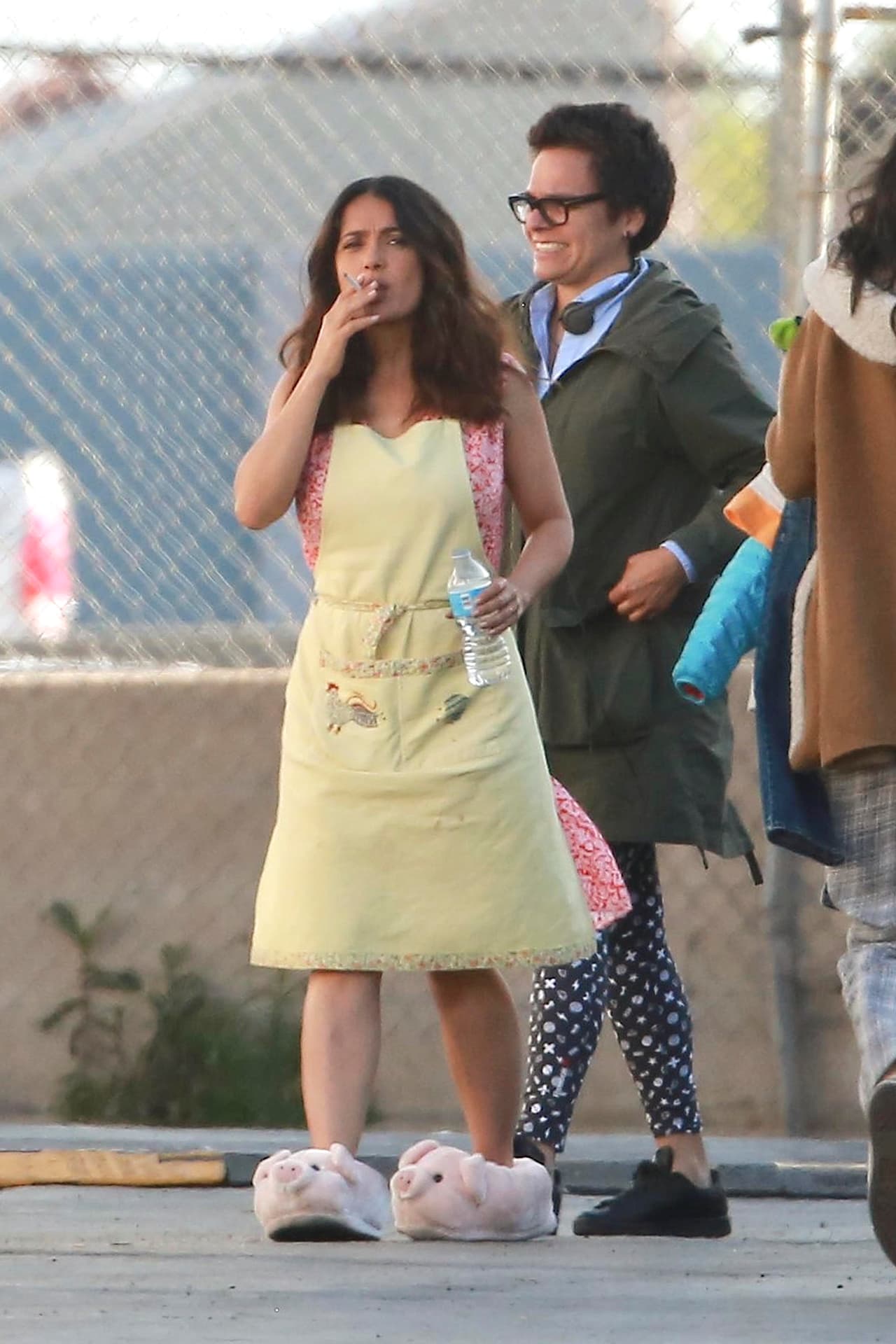 Salma se encuentra filmando su cinta con Eugenio Derbez.