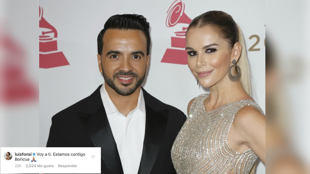 El cantautor puertorriqueño 
<b><a href="https://www.univision.com/entretenimiento/estas-son-las-fotos-mas-tiernas-de-luis-fonsi-y-su-bebe-rocco-fotos">Luis Fonsi y su esposa, la modelo y empresaria española Águeda López</a></b>, quisieron dejarle saber que están con ella, siempre.