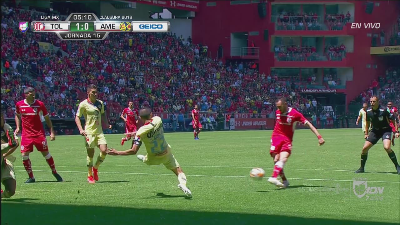 ¡Qué golazo del Toluca! Federico Mancuello hace el 1-0