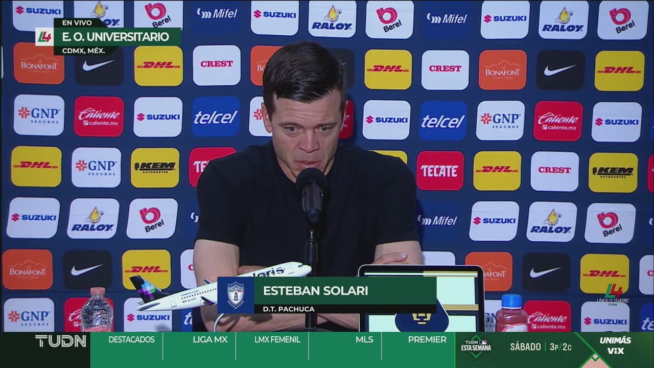 Solari asegura que Pachuca fue mejor en la serie de 180 minutos