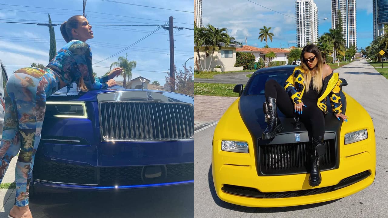 Y si de gustos similares estamos hablando, que les parece su ‘hobby’ por los carros lujosos y de colores súper llamativos y originales. Cada una tiene una colección de autos de lujo y constamtenemte los presumen en su Instagram.