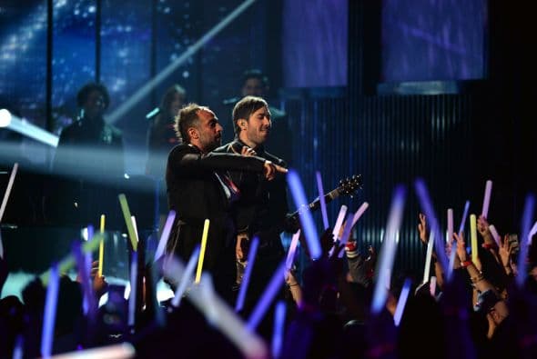 Visiblemente conmovidos, agradecieron al público sus aplausos