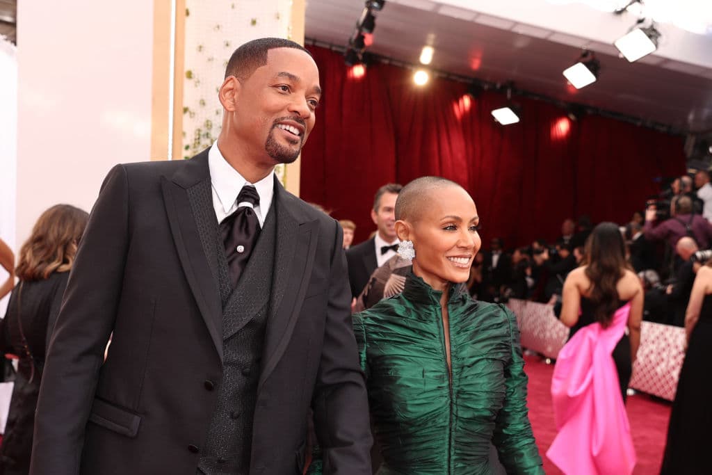 Will Smith y Jada Pinkett Smith en los Premios Oscar 2022