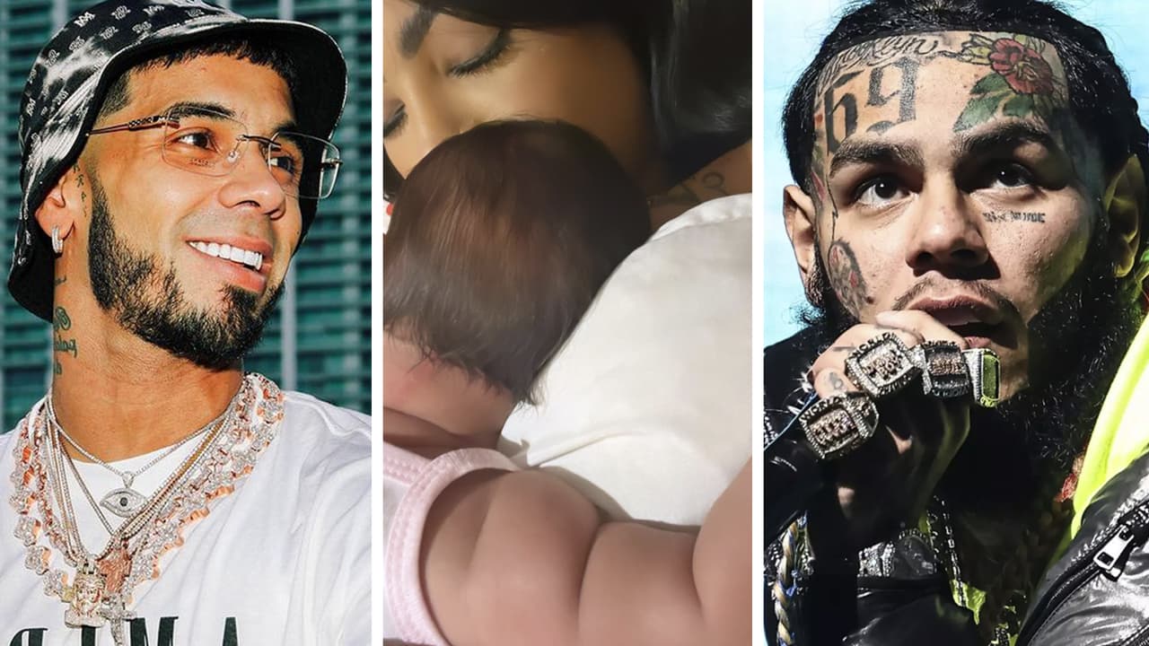 Anuel enseña el rostro de la hija de Yailin y Tekashi explota contra él: "Eres una rata"