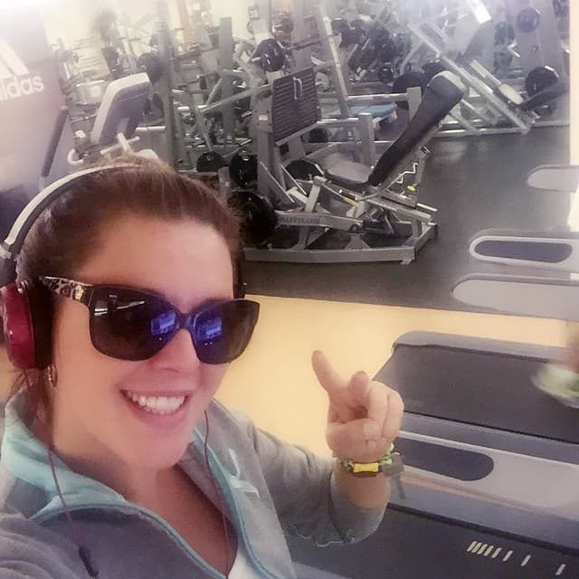 Es fan de las 'selfies' en el gym.