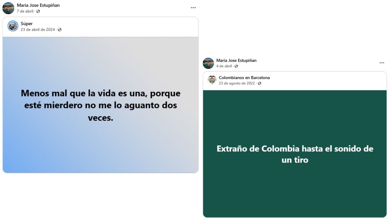 María José Estupiñán realizó estas publicaciones.