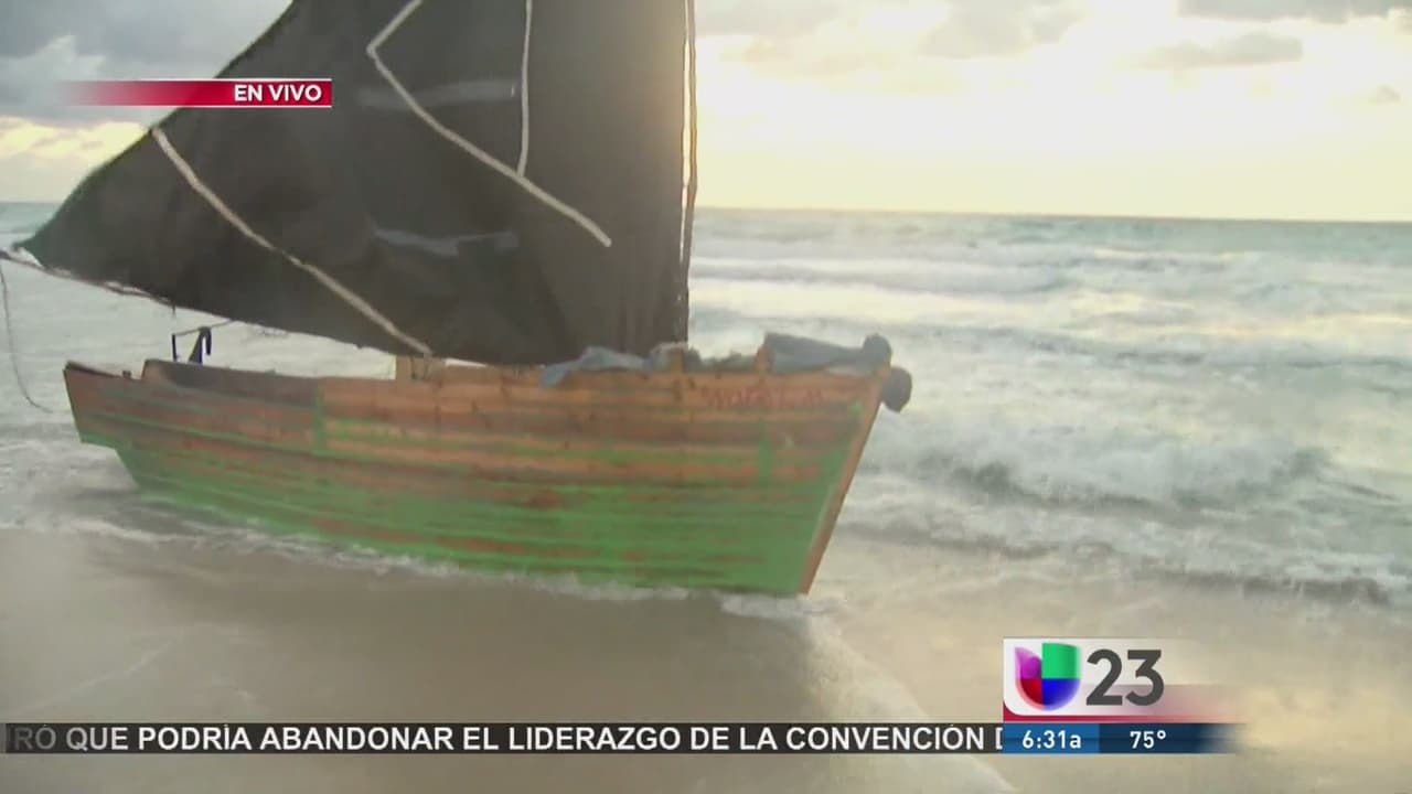 Balseros que llegaron a Bal Harbor pasaron once días en el mar