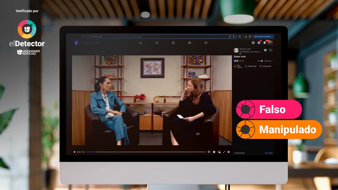 La presidenta electa de México NO promueve una “plataforma” de inversiones de Pemex: ese video fue manipulado 