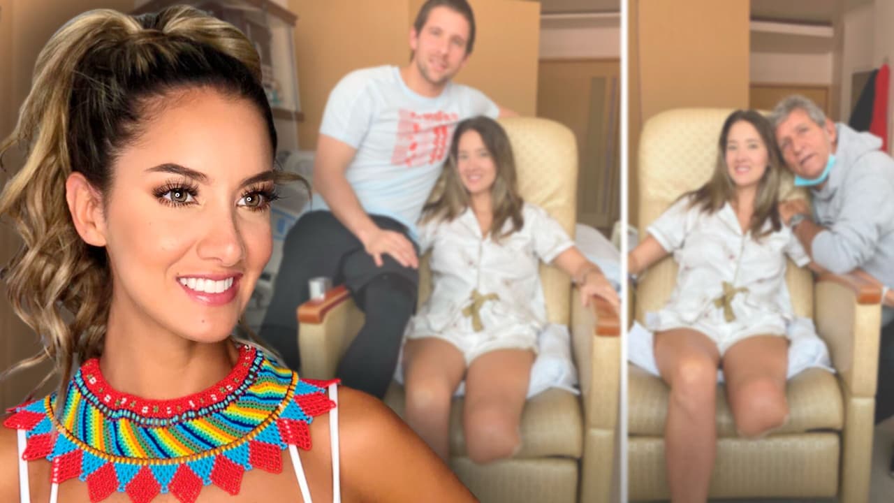 "Ser feliz y 
<b><a href="https://www.univision.com/famosos/el-munon-fue-directo-al-piso-daniella-alvarez-sufre-su-primera-caida-tras-la-amputacion-de-su-pie-video" target="_blank">contagiar de alegría</a></b> a quienes me rodean siempre será mi elección" escribió la modelo el pasado martes 17 de noviembre en un mensaje que resume la misión de su vida. 
<br>