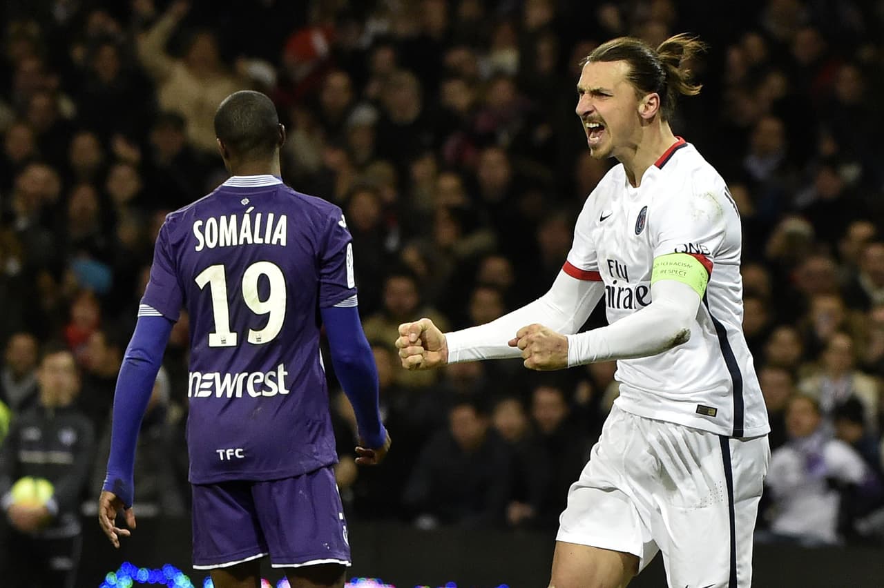 Ibrahimovic le da el triunfo al líder PSG en su visita a Toulouse