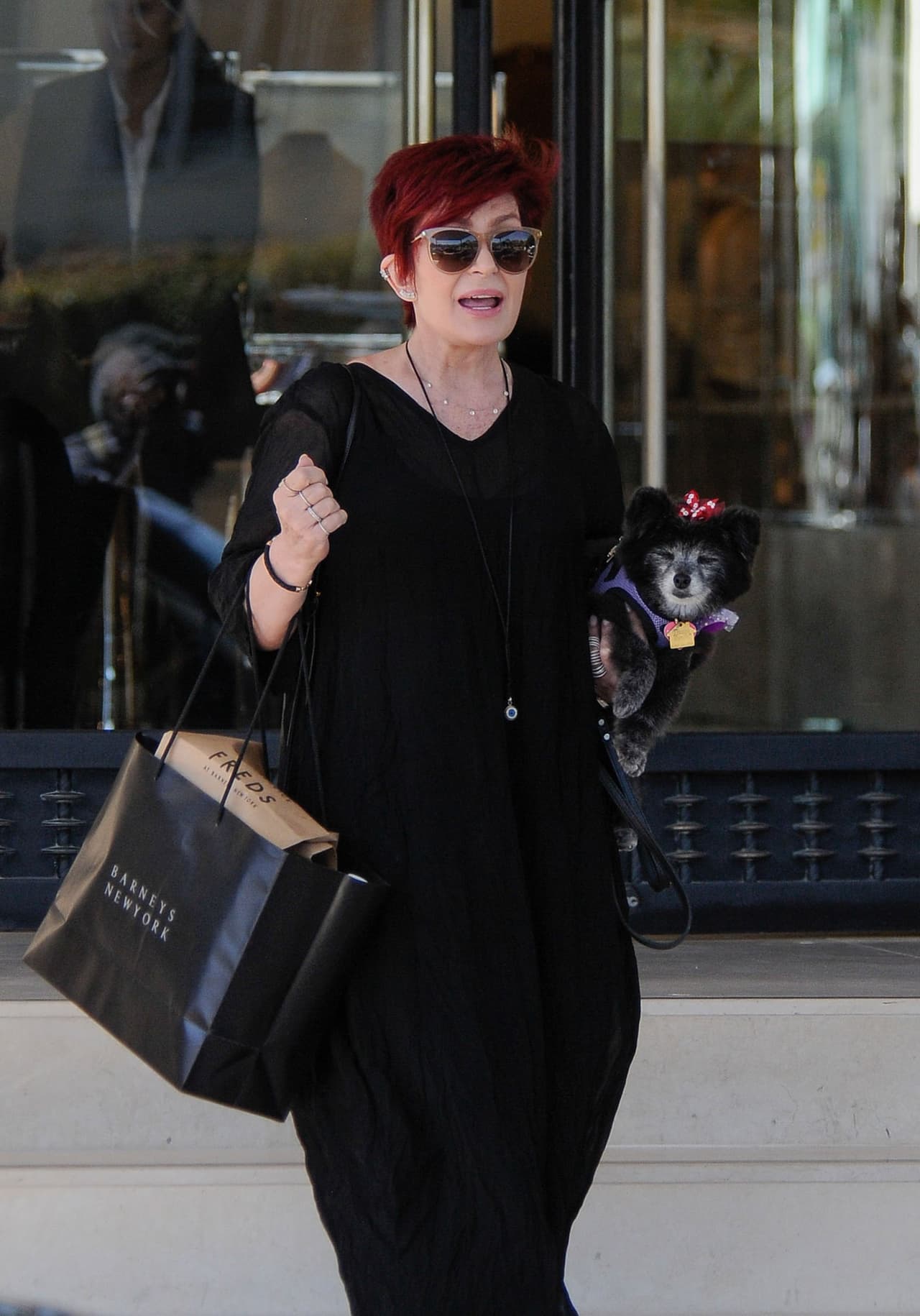 Sharon Osbourne también celebra la amistad que tiene con su querida mascota.