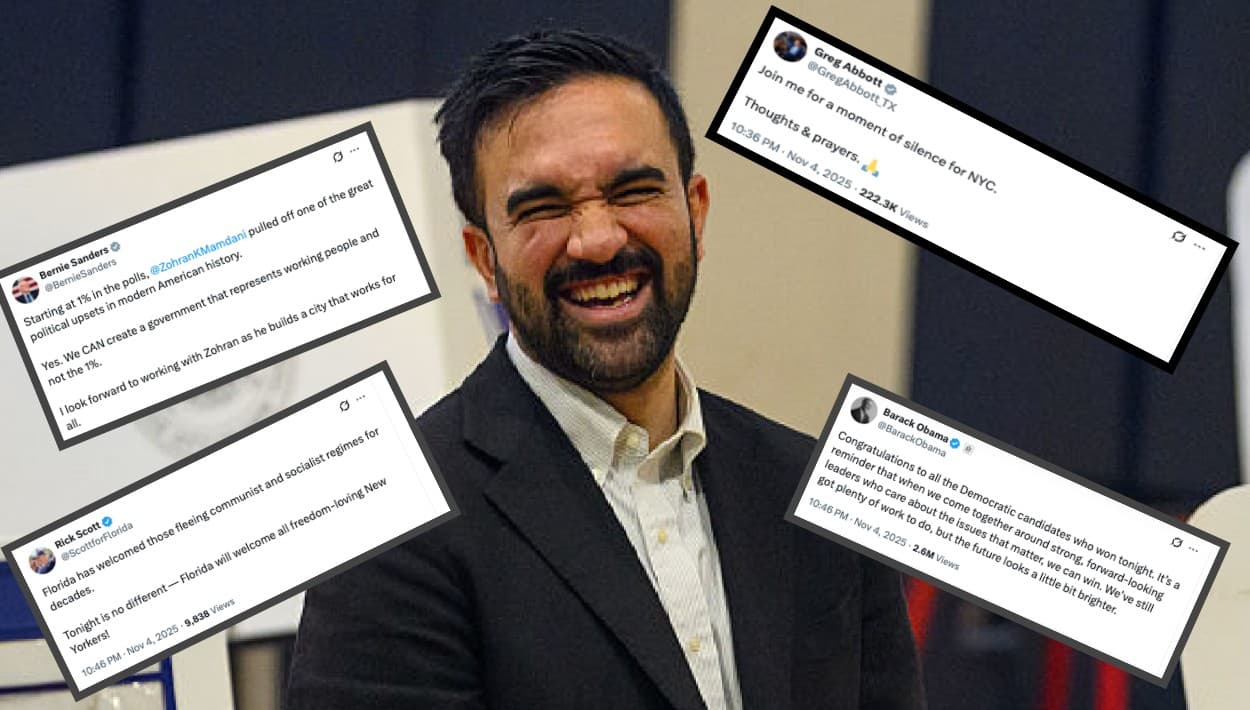 Con una participación récord de más de 2 millones de electores, 
<b><a href="https://www.univision.com/local/nueva-york-wxtv/politica-new-york/zohran-mamdani-gana-la-alcaldia-de-nueva-york" target="_blank">Zohran Mamdani resultó electo como alcalde de la ciudad de Nueva York,</a></b> este martes 4 de noviembre. El triunfo del social demócrata fue celebrado por unos y, en otros, como fue el caso de varios líderes del Partido Republicano, generó inquietud.