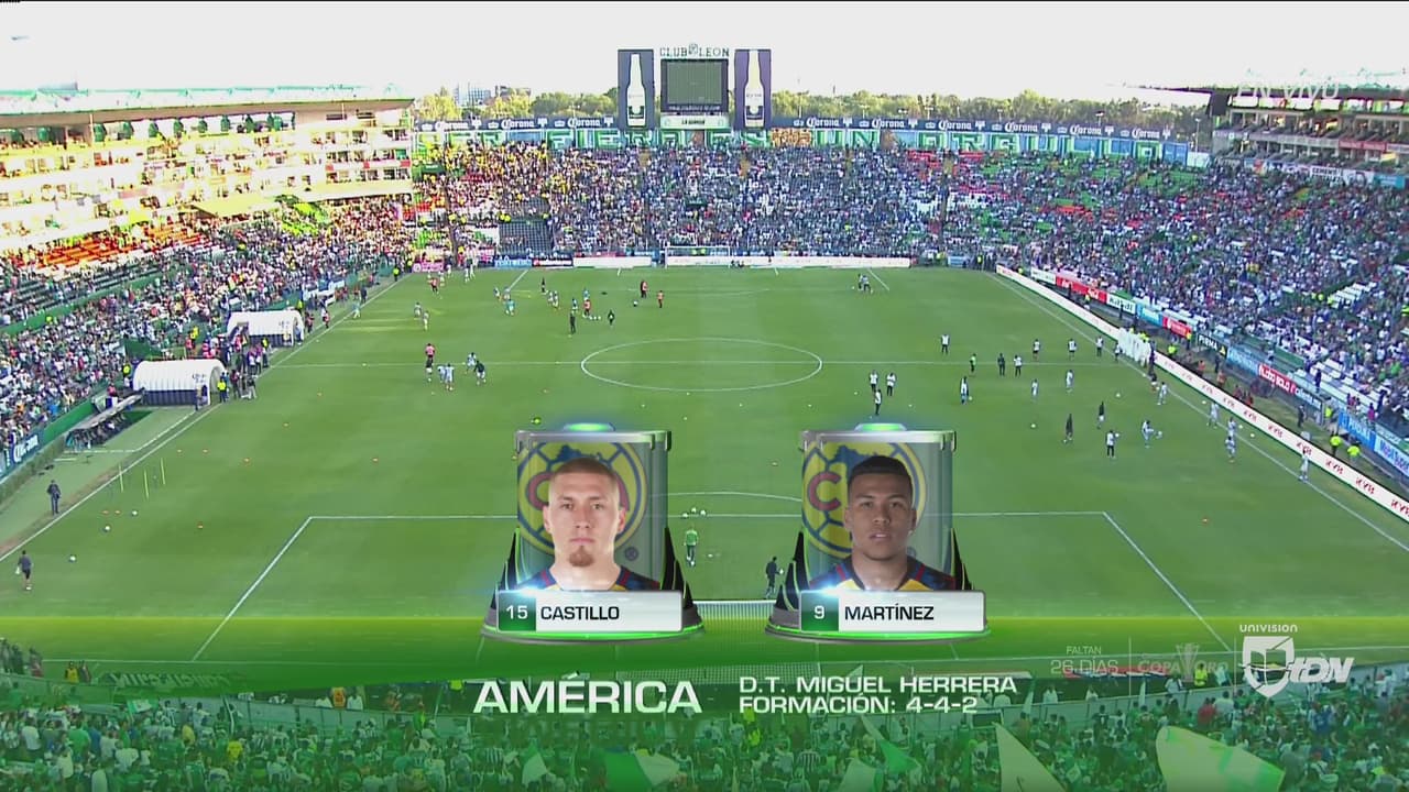 ¡Por la anhelada Final! Los 11 titulares de León y América para el duelo en el Nou Camp