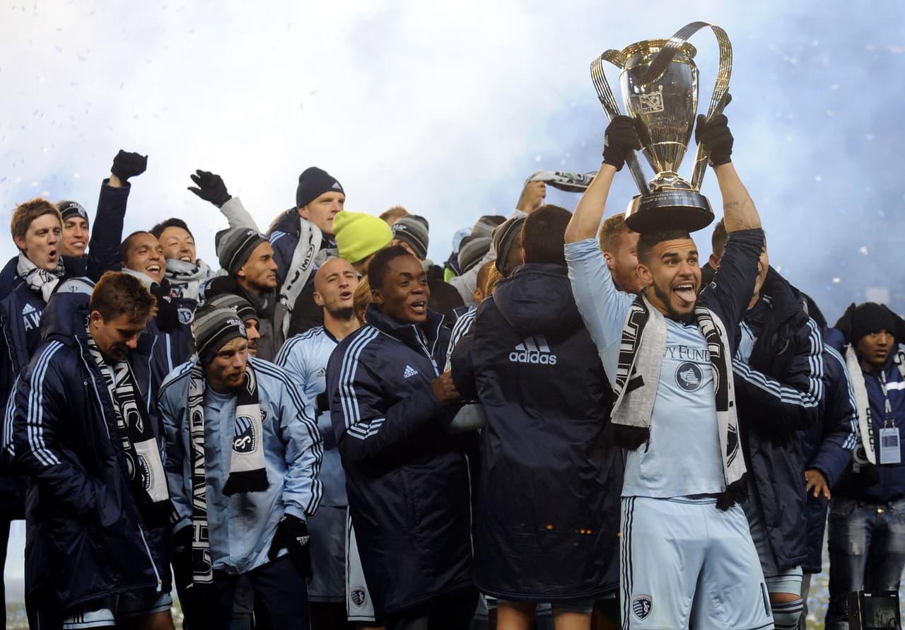 Otro de los puntales del equipo de Peter Vermes fue -y es- el atacante inglés Dom Dwyer. (USA Today Images)