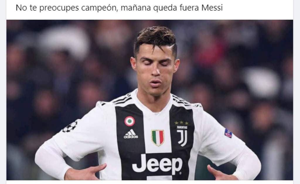 Los memes apalearon al Barcelona tras quedar fuera de la Champions | Cristiano Ronaldo y Messi son blanco del cotorreo en las redes sociales tras su eliminación de la justa continental.