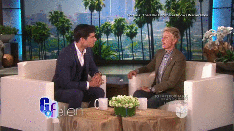 Ellen le dijo a Danilo que estaba muy guapo.