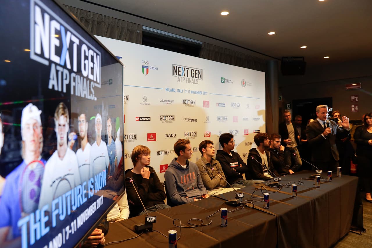El Next Gen ATP Finals es el torneo con los siete mejores tenistas Sub 21 de la actualidad y un invitado, que se disputará del 7 al 11 de noviembre.