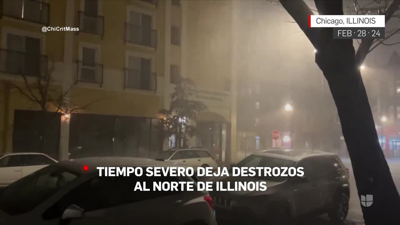 En Fotos: Destrozos que dejan los posibles tornados en los suburbios de Chicago