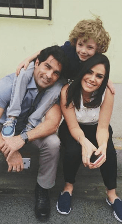 En 'Enamorándome de Ramón' (2017) dio vida a Diego Fernández Herrera, hijo de los personajes representados por Arturo Carmona y Luz Elena González.