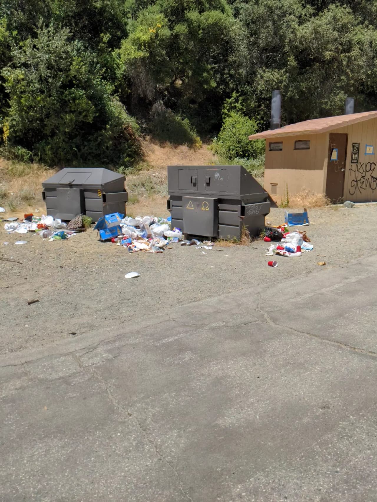 La acumulación de basura y desperdicios en los parques forestales durante el último fin de semana también encendieron las alertas entre las autoridades.