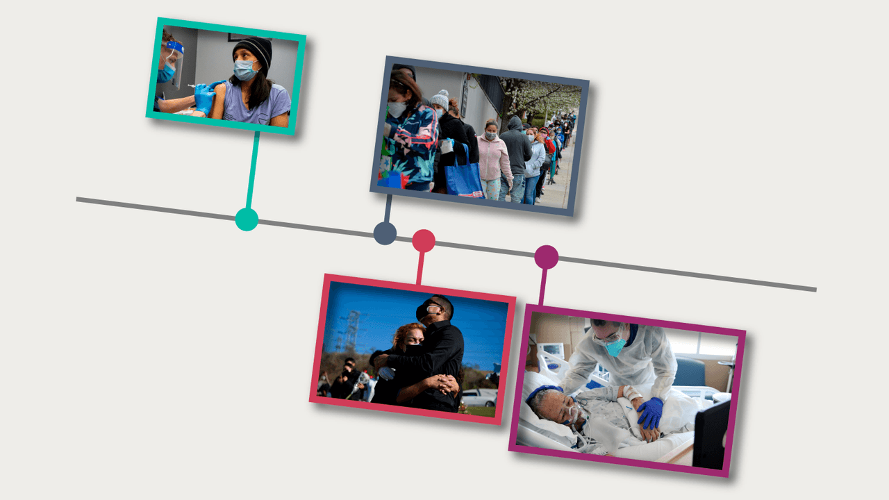 Más riesgo de hospitalización y muerte, pero menos vacunas: la brecha de los hispanos en la pandemia