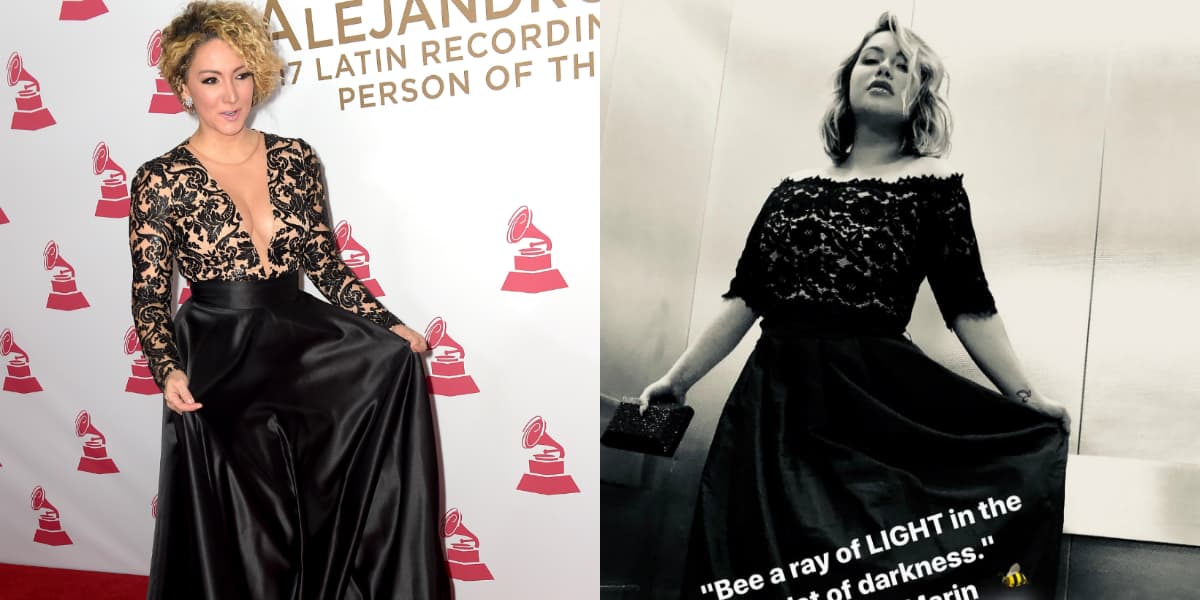 Las dos latinas lucieron hermosas, cada una con su estilo y porte.