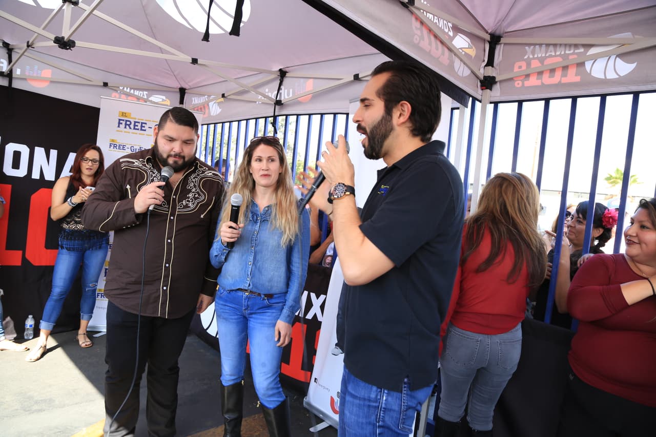 El Free-guey show es muy querido por su público y estas fotos lo demuestran.