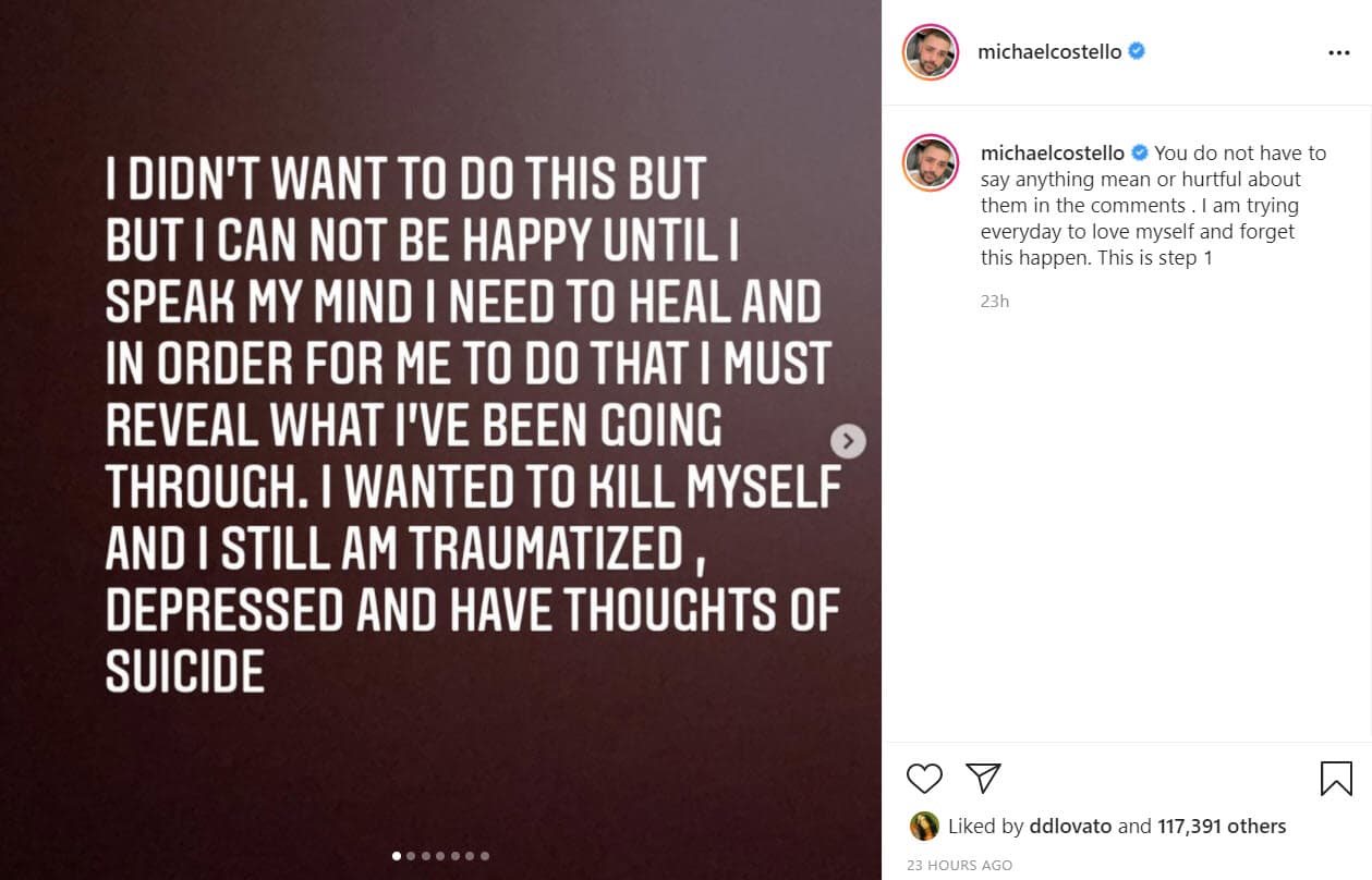 Michael Costello habla sobre el acoso e intimidación que sufrió por parte de Chrissy Teigen.