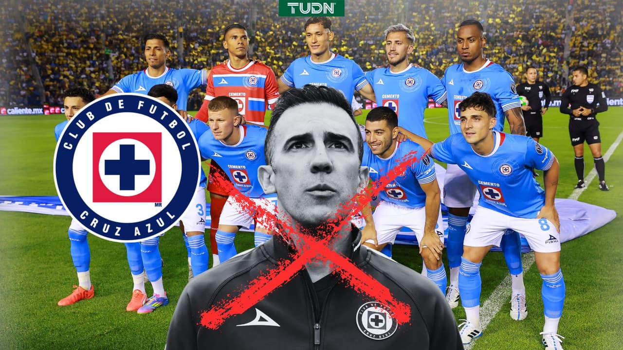 Vicente Sánchez deja de ser el técnico de Cruz Azul