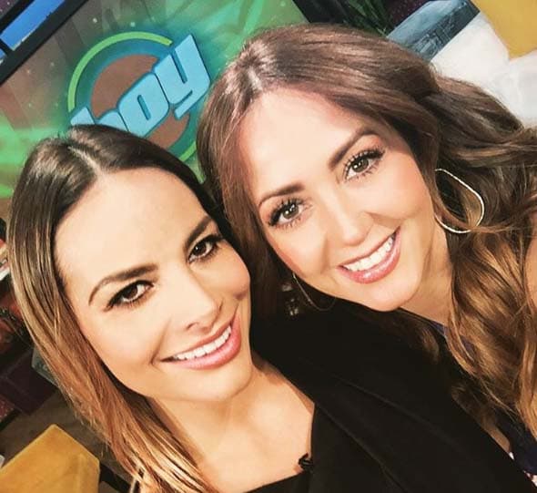 Andrea con la talentosa y encantadora Fabiola Campomanes.