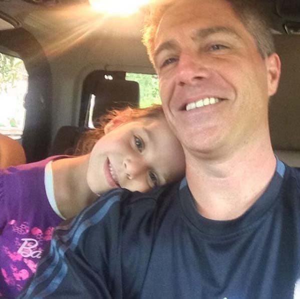 María llena de luz los días de su papá.