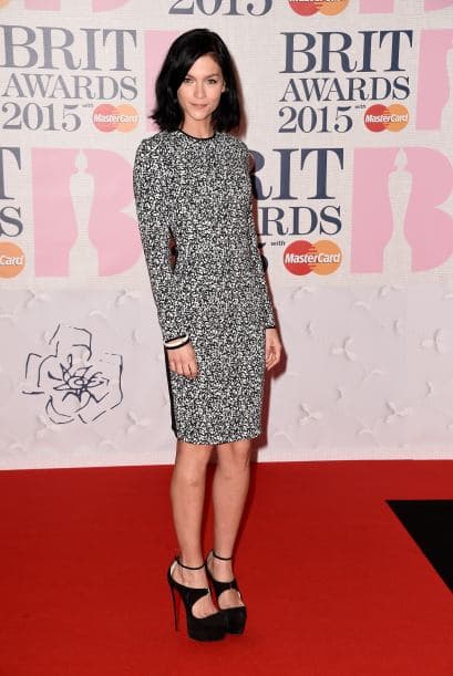 ¡Más negro y blanco en los Brit Awards 2015! Leigh Lezark se sacó un indiscutible 10.