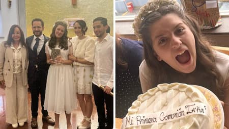 Hija de Irán Castillo hace su primera comunión y sorprende por lo