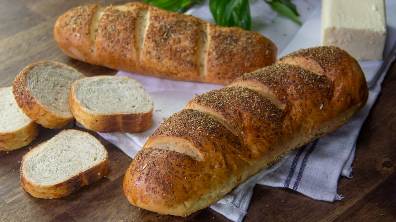 Pan de orégano y parmesano ¡muy fácil de preparar!