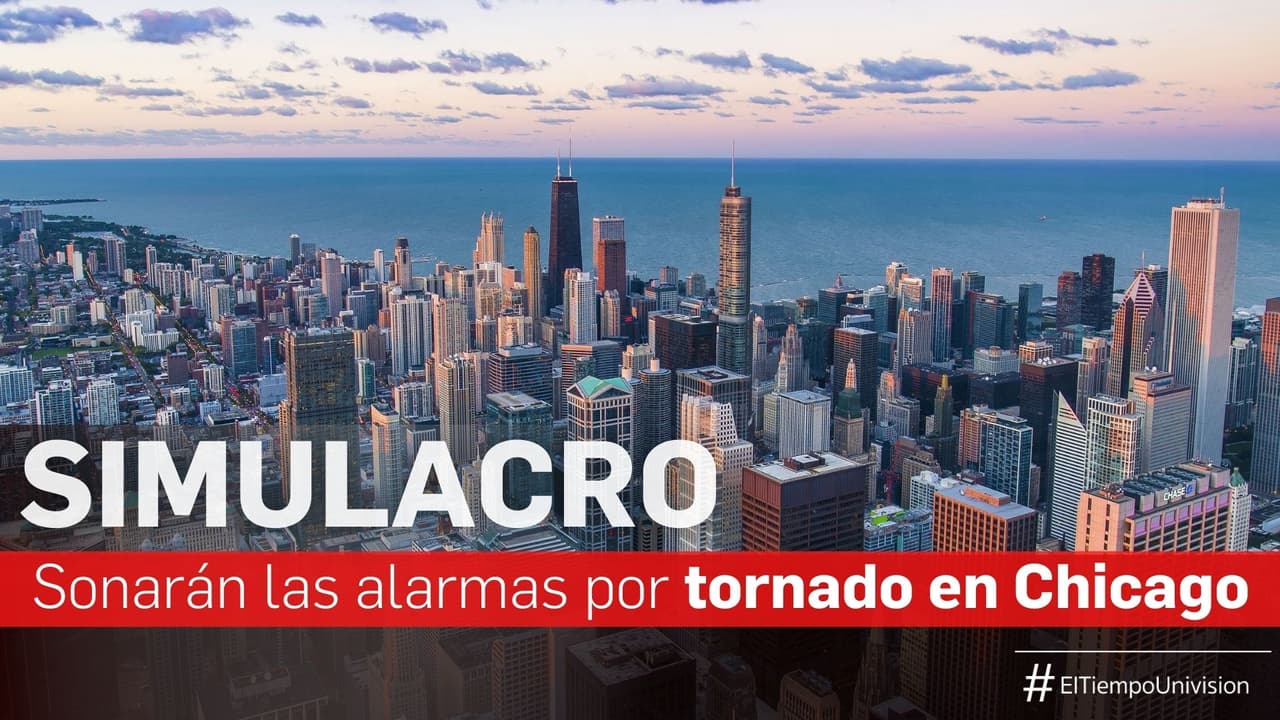 ¡No te asustes! Sonará como si hay tornados, pero no habrá: es un simulacro
