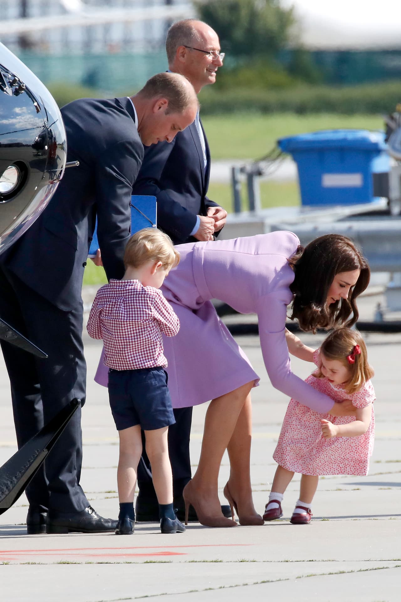 Kate Middleton reaccionó de inmediato.