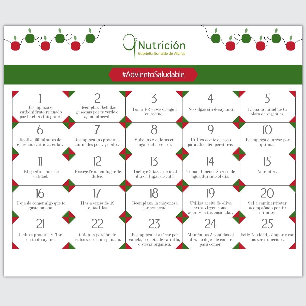 Calendario de Adviento