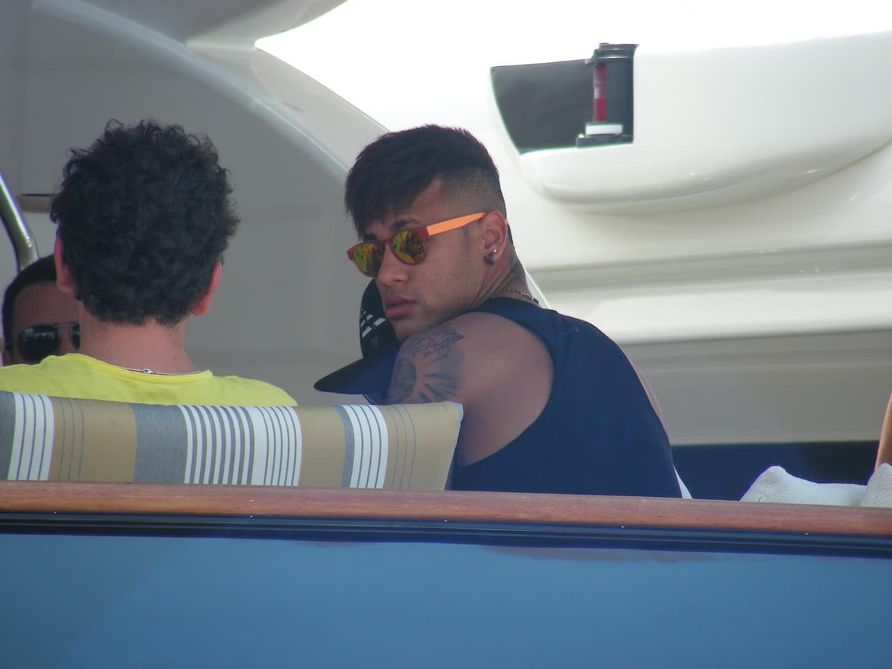 Neymar disfruta de sus vacaciones en Ibiza.