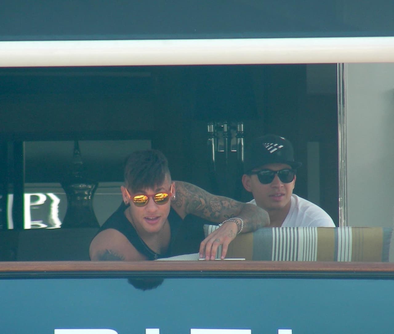 Neymar disfruta de sus vacaciones en Ibiza.