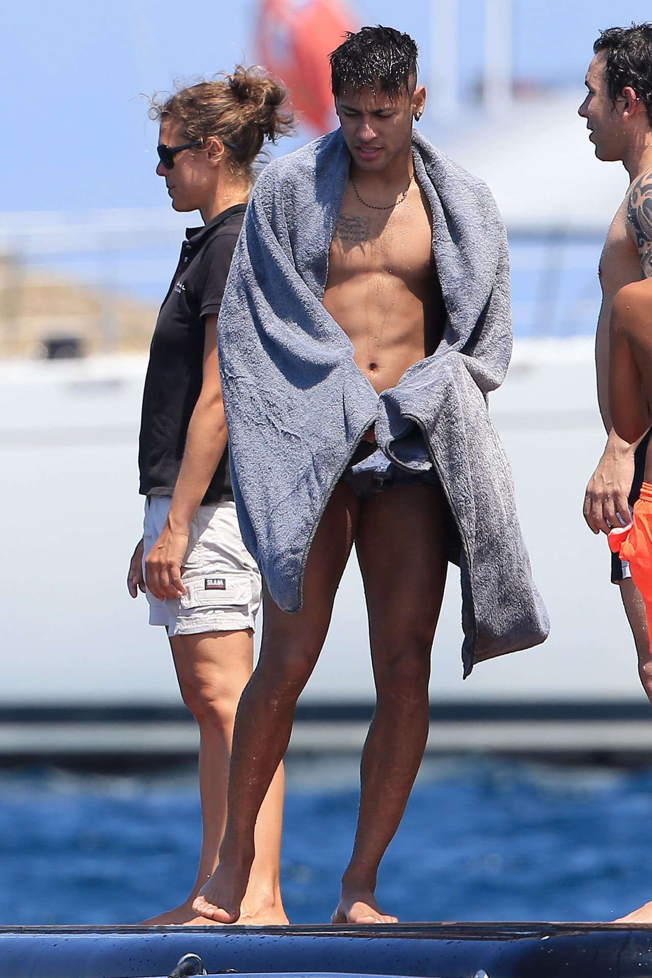 Neymar disfruta de sus vacaciones en Ibiza.